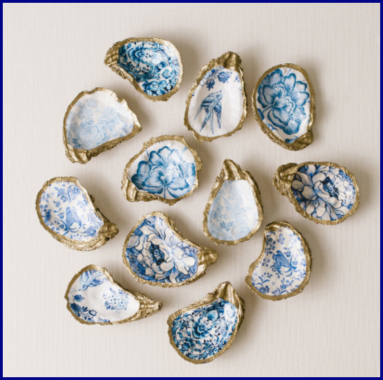 Oyster Shell Jewelry Dishes