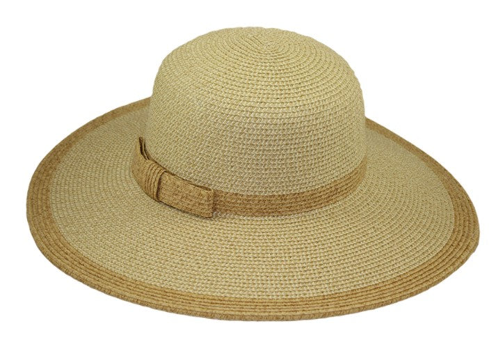 4" Wide Tweed Brim Sun Hat with UPF 50 Protection