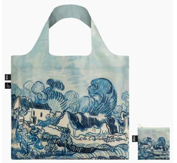 Vineyard with Peasant Woman Landscape Packable Tote